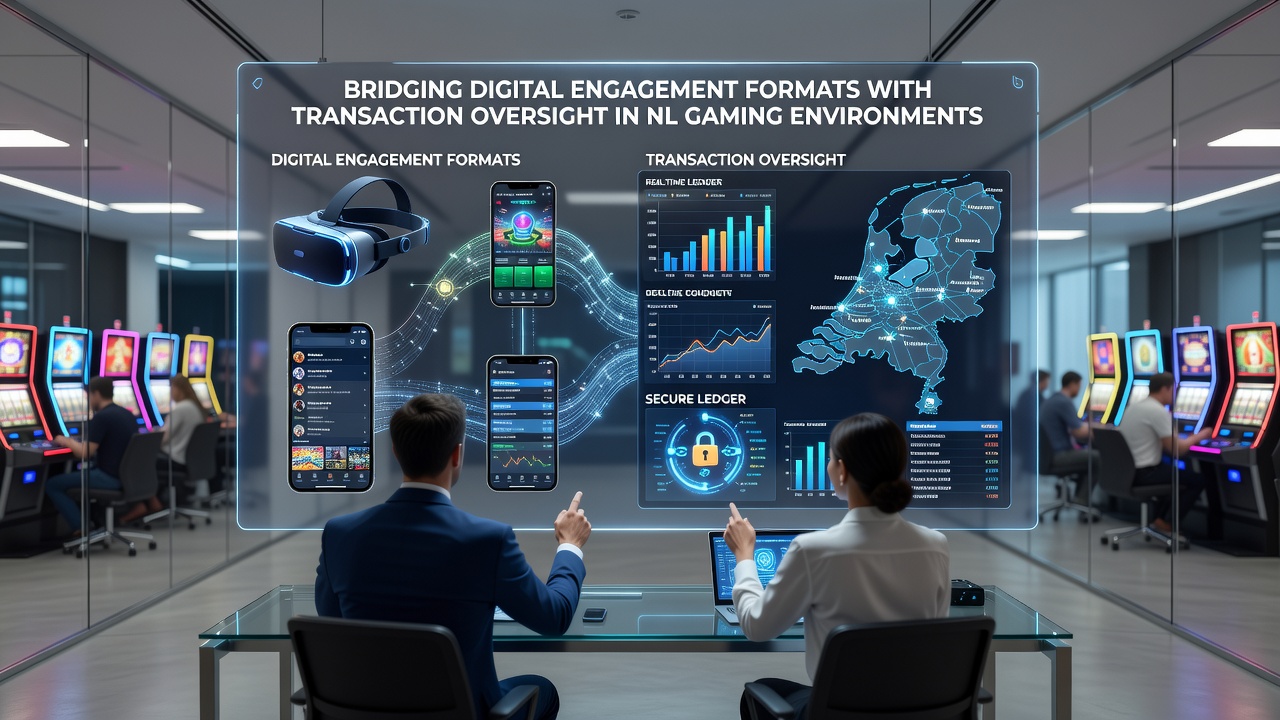 Transactie oversight dashboard gekoppeld aan mobiele gaming interfaces