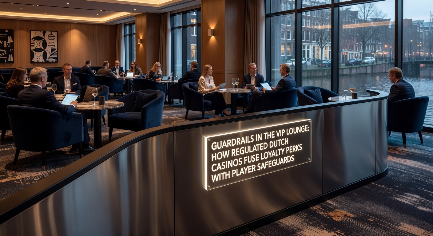 VIP-lounge in een gereguleerd Nederlands online casino met luxueuze perks en ingebouwde veiligheidsmaatregelen